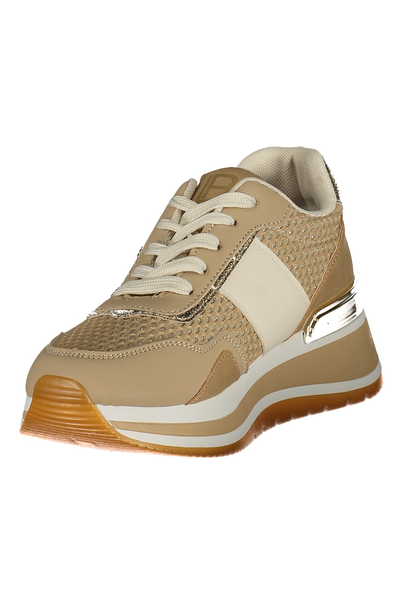LAURA BIAGIOTTI WOMEN'S BEIGE SPORTS SHOES