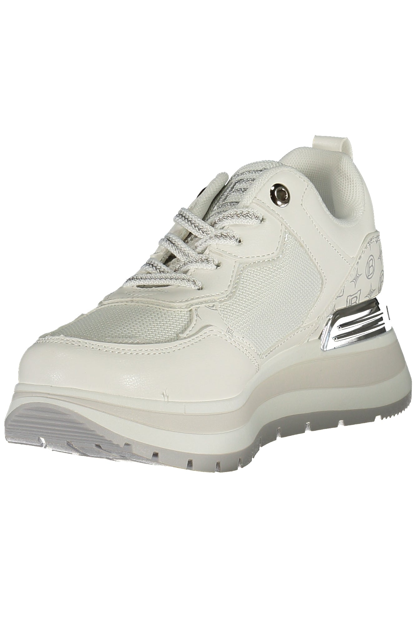 LAURA BIAGIOTTI WOMEN'S WHITE SPORTS SHOES