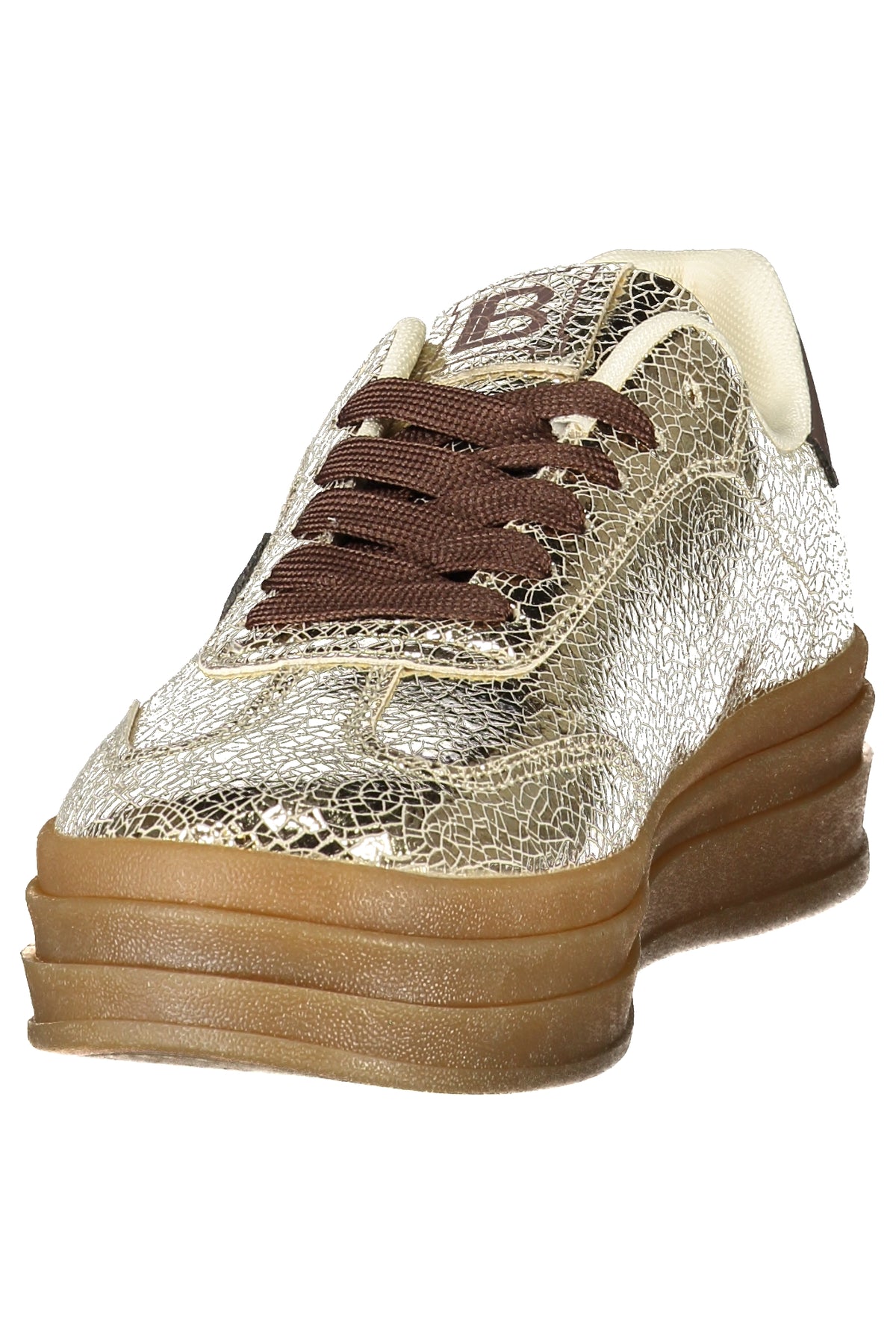 CHAUSSURES DE SPORT DORÉ POUR FEMMES LAURA BIAGIOTTI