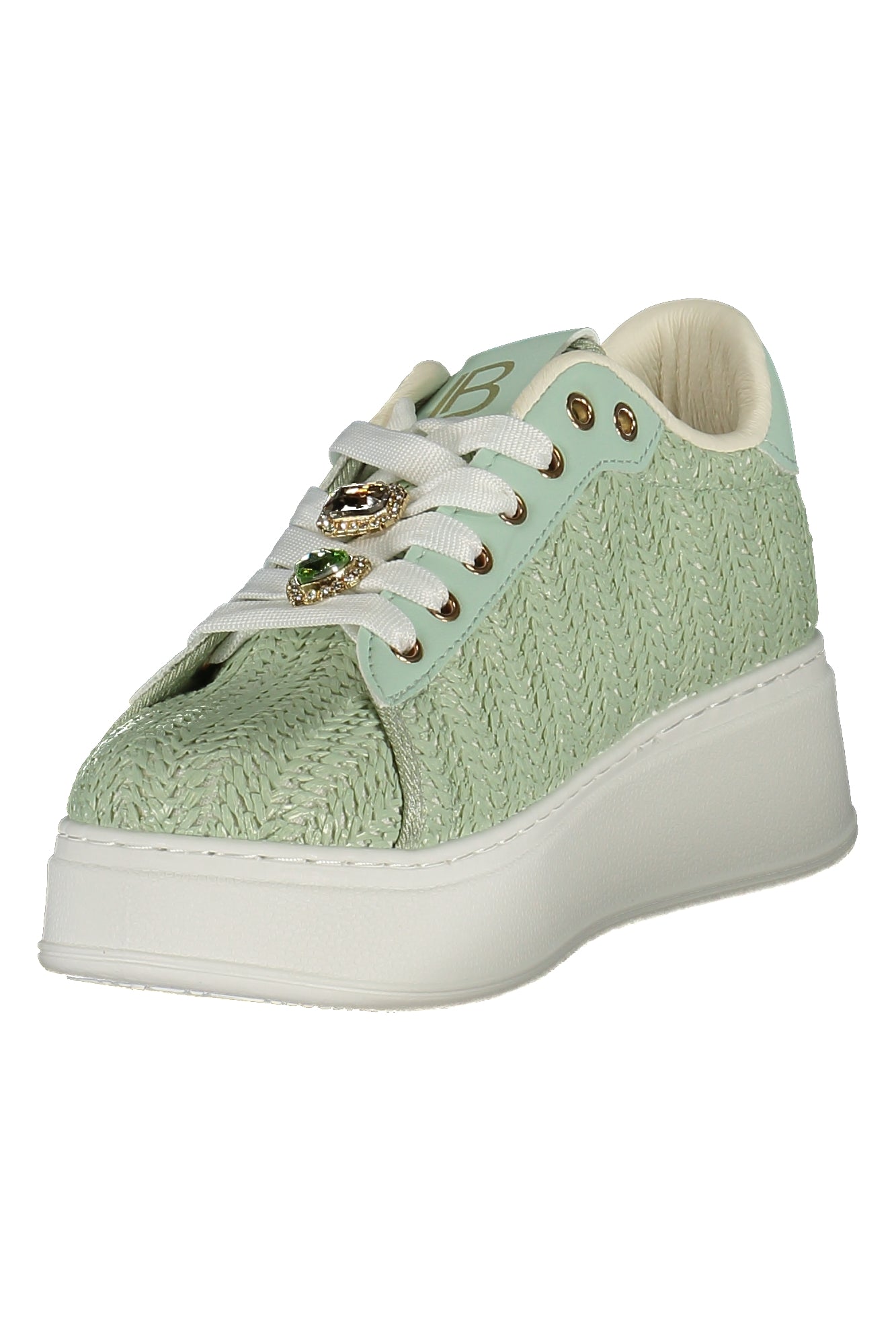 LAURA BIAGIOTTI WOMEN'S GREEN SPORTS SHOES