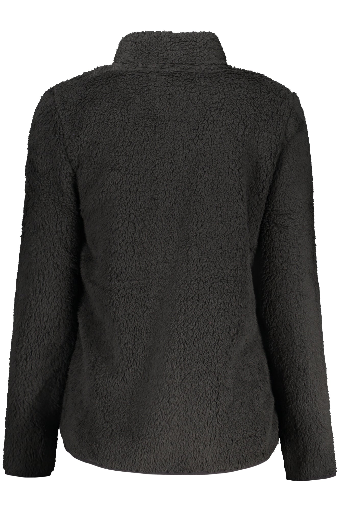 LAURA BIAGIOTTI WOMEN'S BLACK ZIP-UP SWEATSHIRT