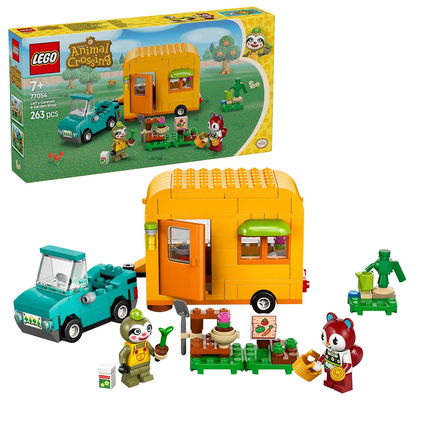 LEGO® Animal Crossing™ 77054 Leif's Caravan & Garden Shop