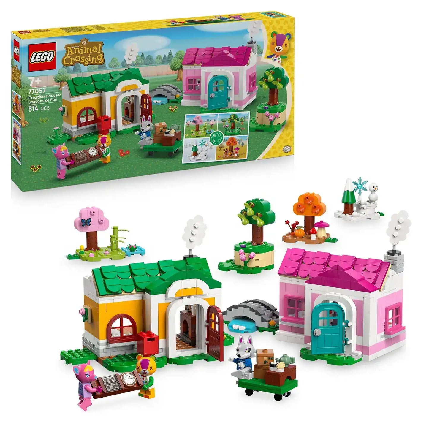 LEGO® Animal Crossing™ 77057 Tvořivé domečky: Zábavná roční období