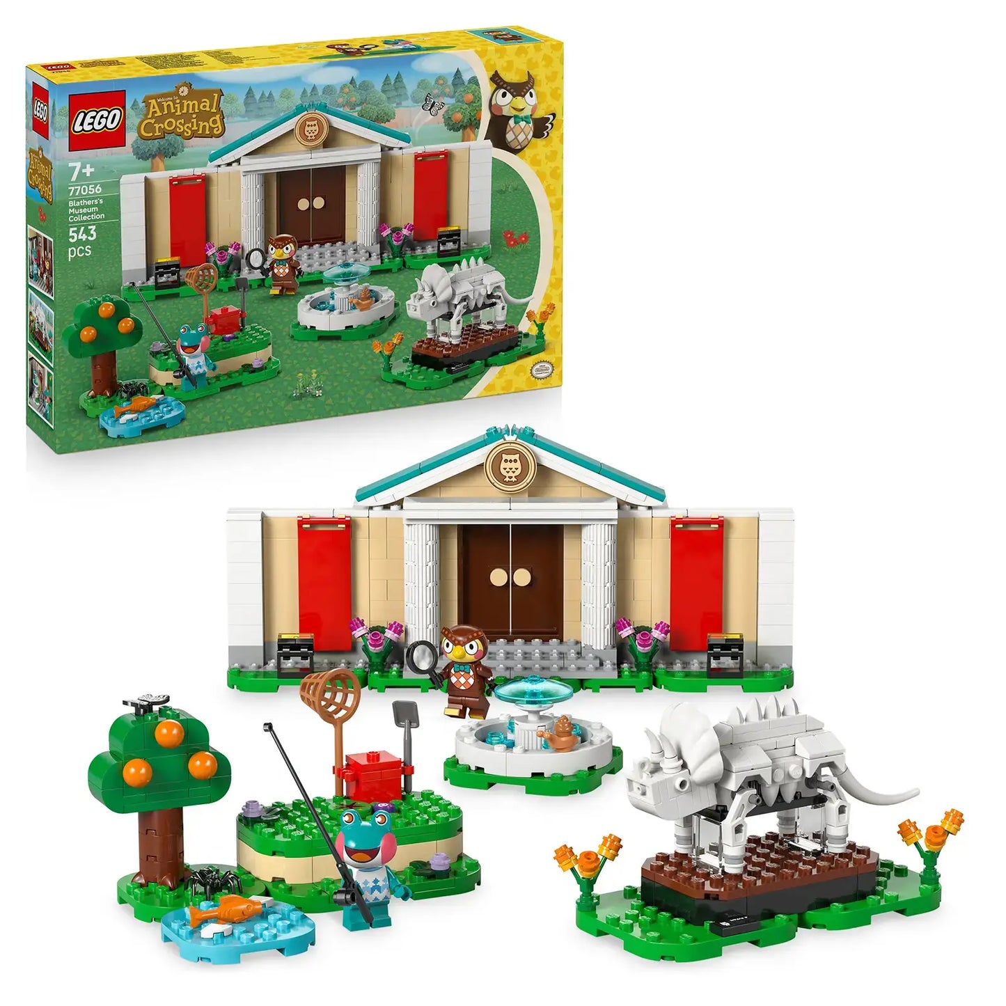 LEGO® Animal Crossing™ 77056 Blathers a jeho muzejní sbírka