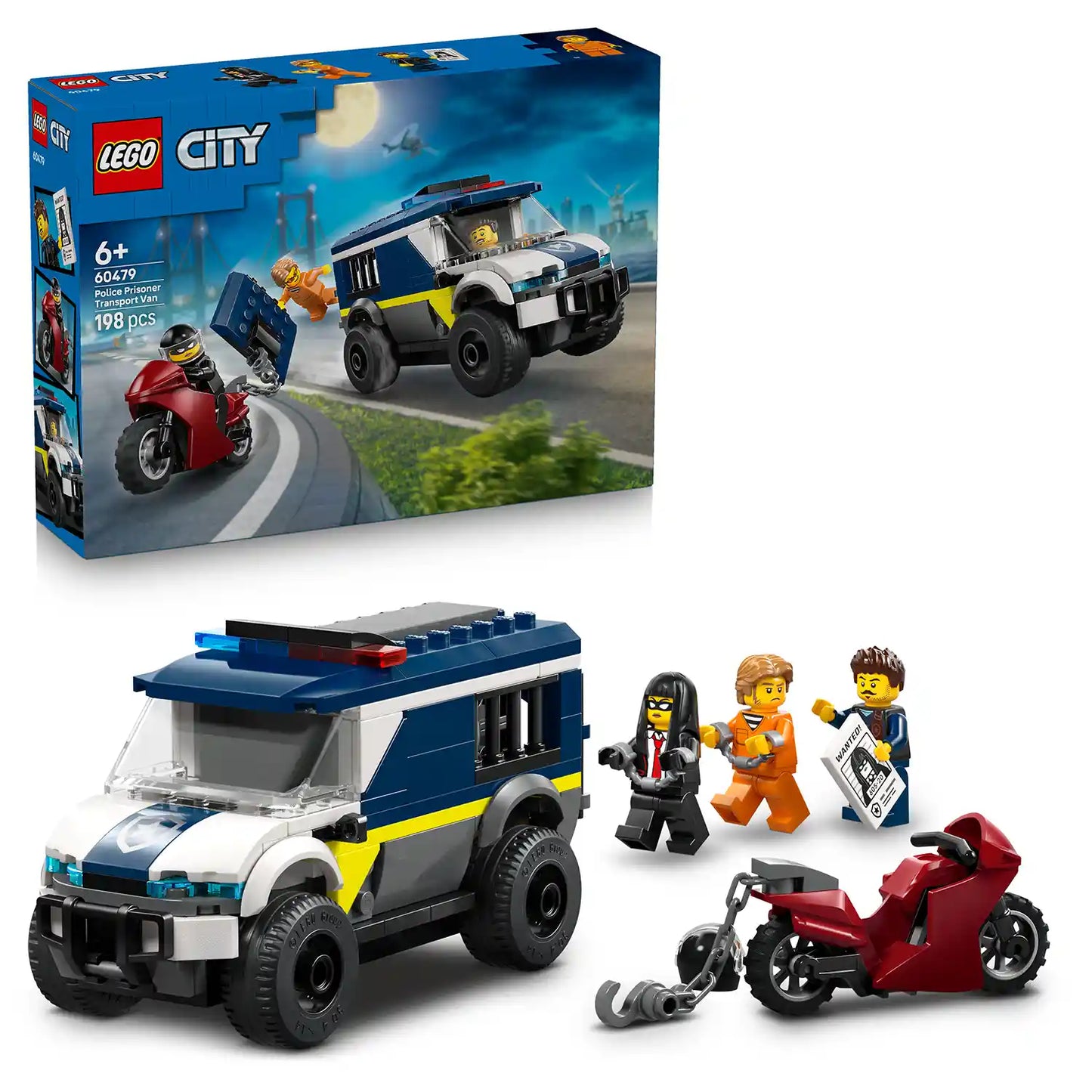 LEGO® City 60479 Policejní dodávka pro převoz vězňů