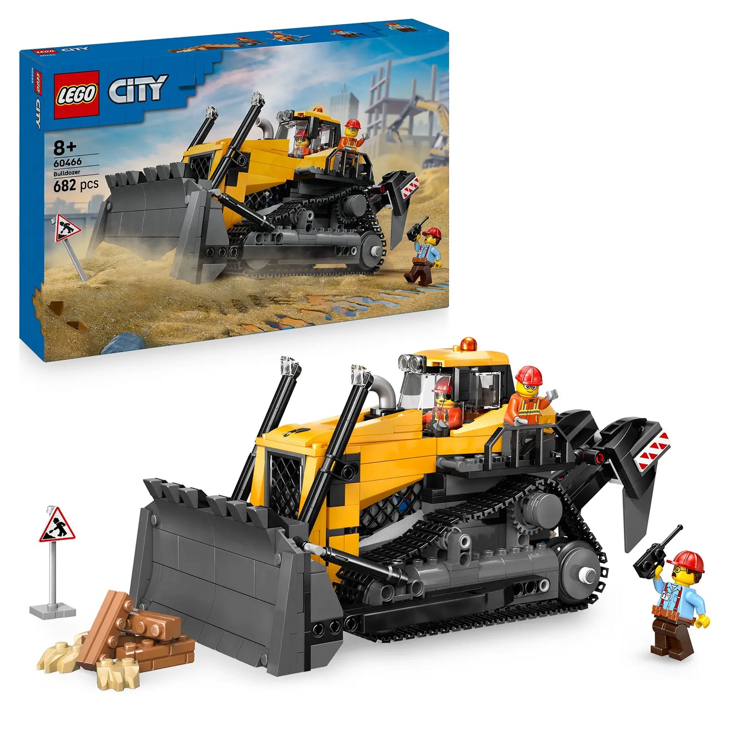 LEGO® City 60466 Žlutý buldozer
