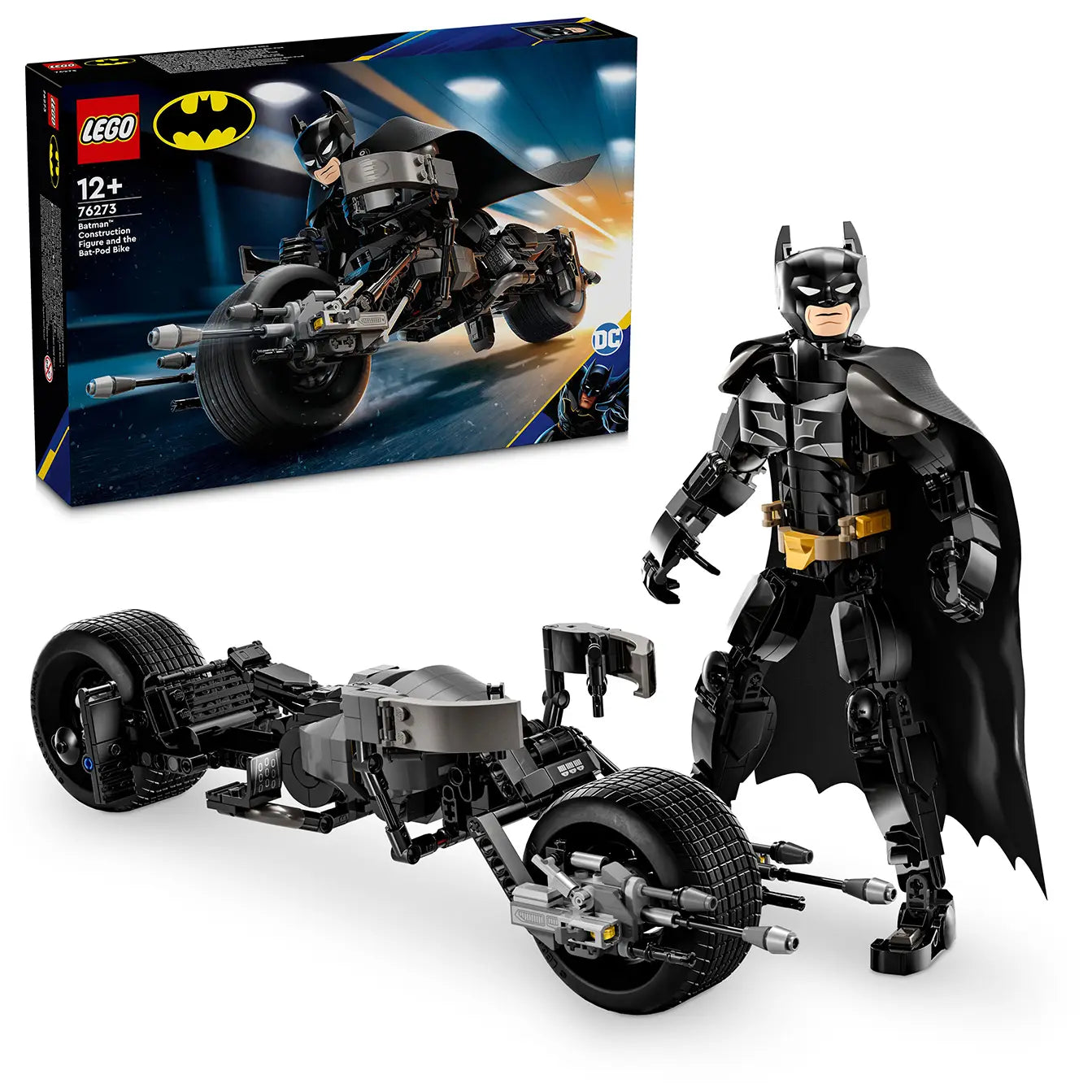LEGO® DC Batman™ 76273 Batman™ Construction Figure And The Bat