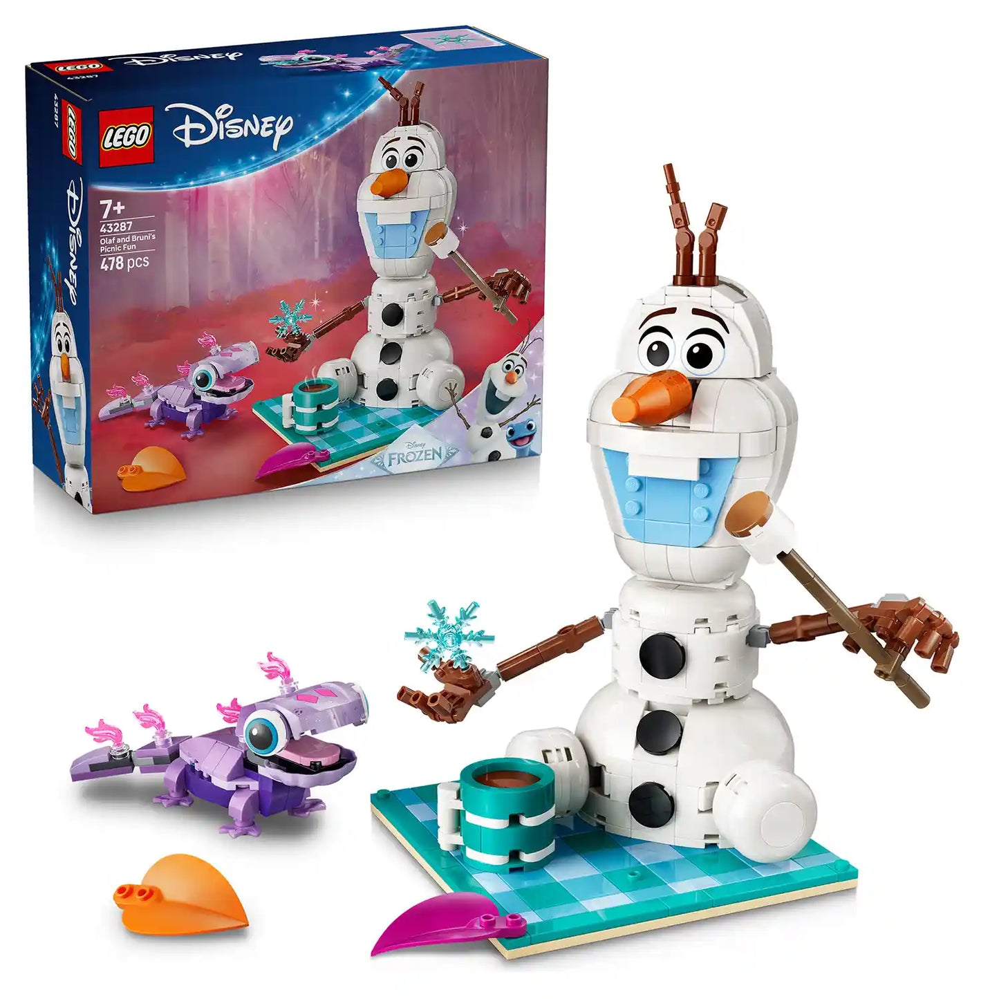 LEGO® │ Disney Princess 43287 Olaf a Bruni na zábavném pikniku