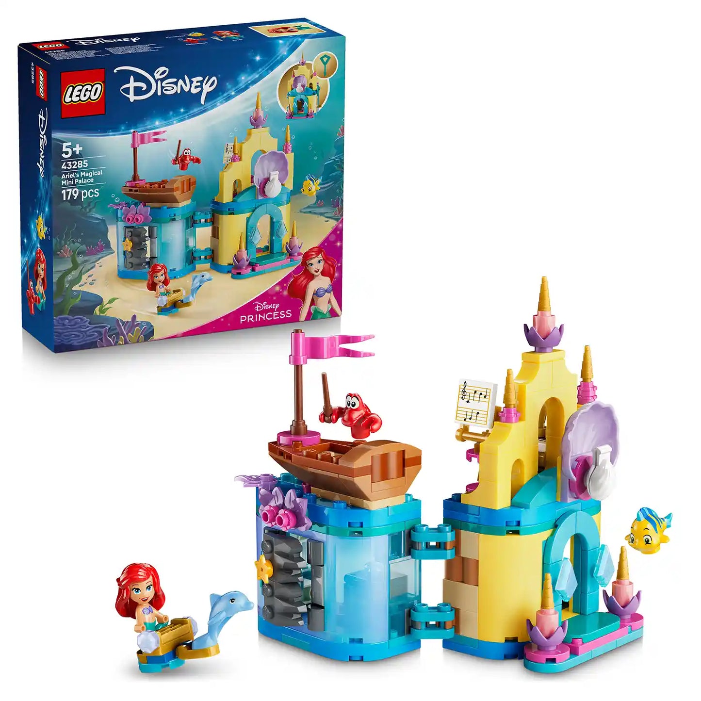 LEGO® │ Disney Princess 43285 Ariel a její kouzelný miniaturní palác