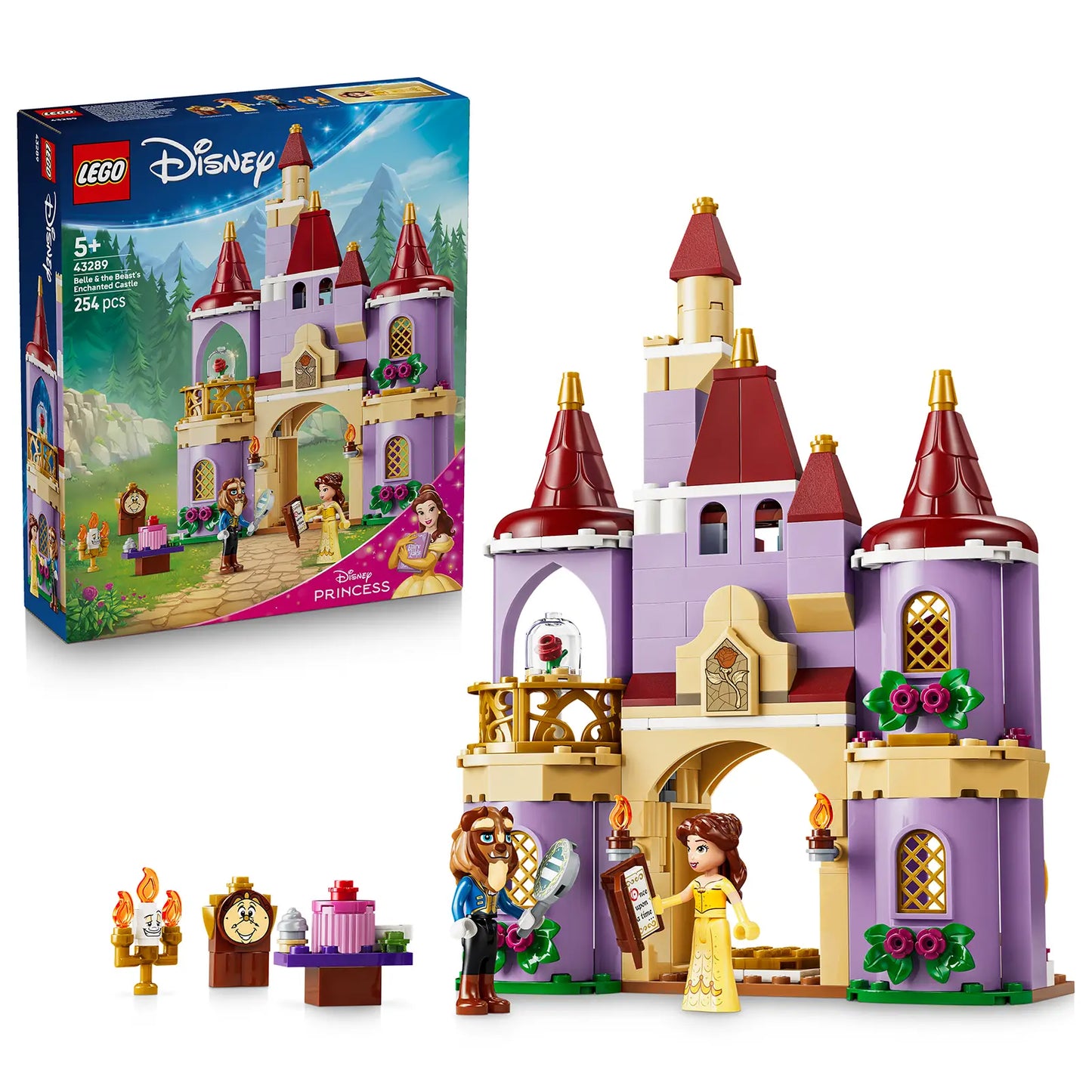 LEGO® │ Disney 43289 Kráska a zvíře: Začarovaný zámek