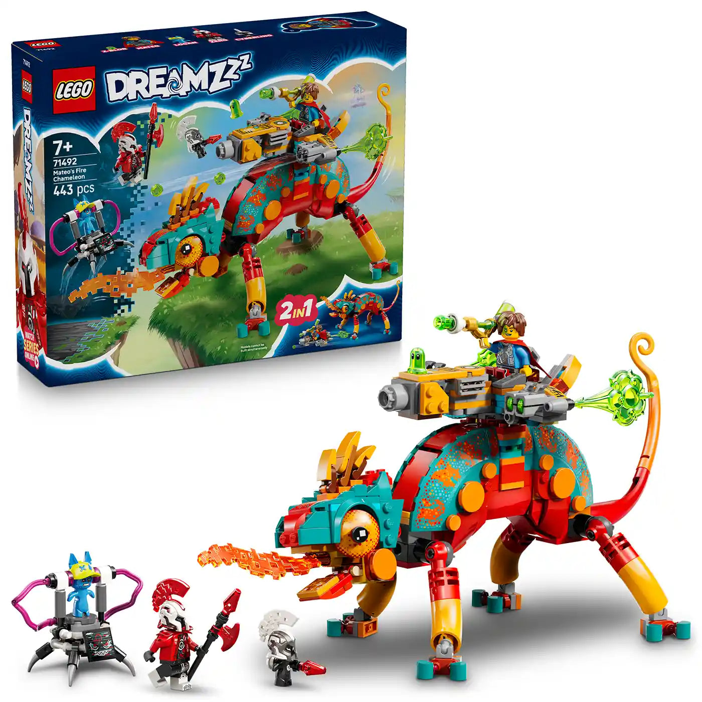 LEGO® DREAMZzz™ 71492 Mateo a jeho ohnivý chameleon