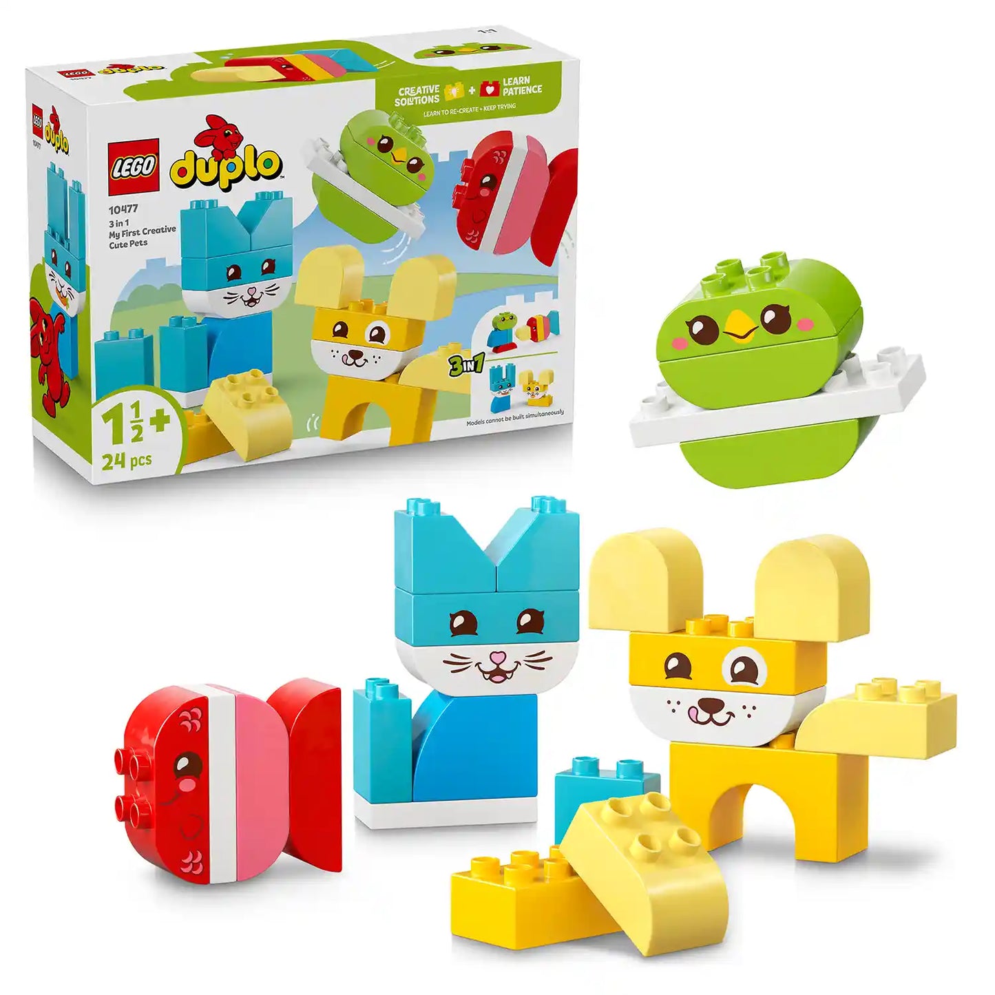 LEGO® DUPLO® 10477 Roztomilí kreativní mazlíčci 3 v 1