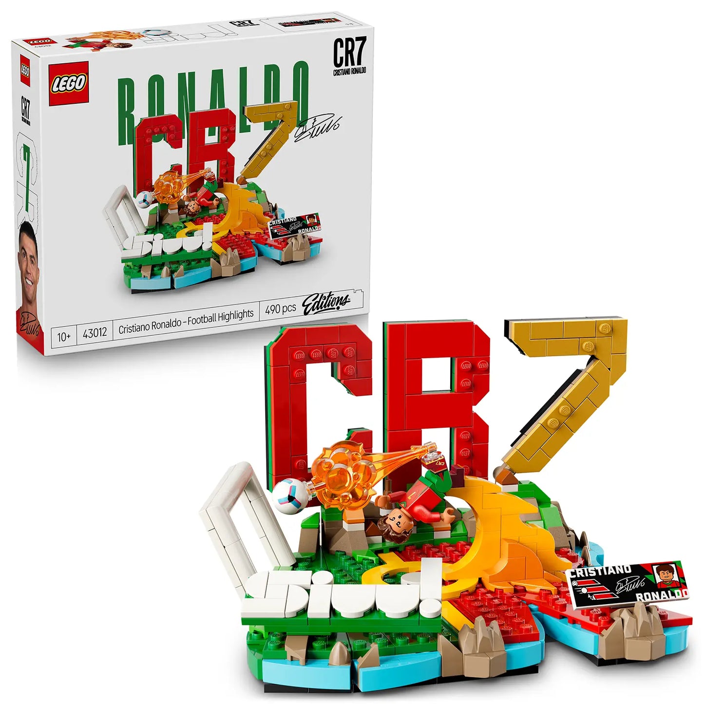 LEGO® Editions 43012 Cristiano Ronaldo – Hvězdné momenty fotbalu