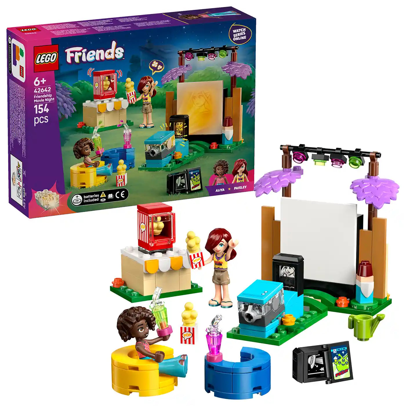 LEGO® Friends 42642 Filmový večer s kamarády