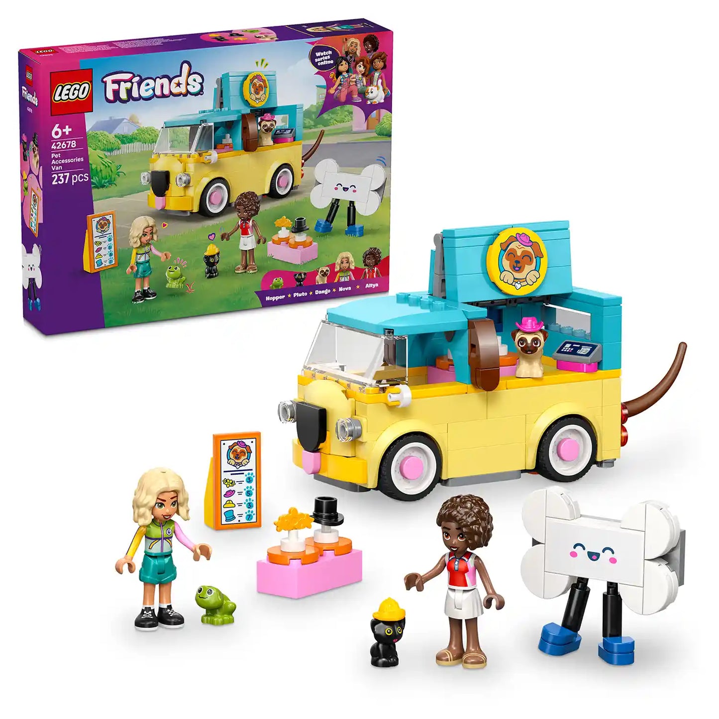 LEGO® Friends 42678 Dodávka s doplňky pro mazlíčky