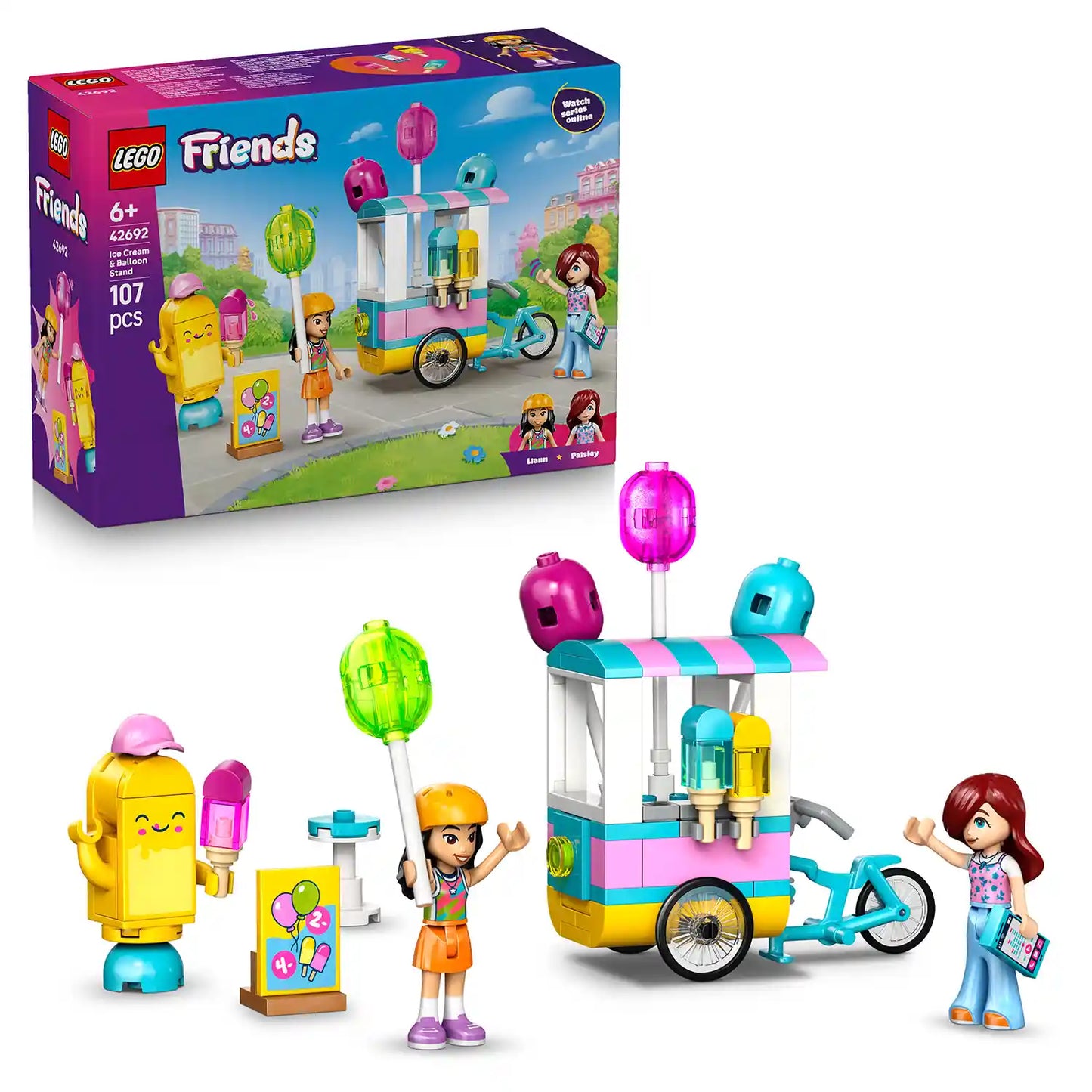 LEGO® Friends 42692 Stánek se zmrzlinou a balónky