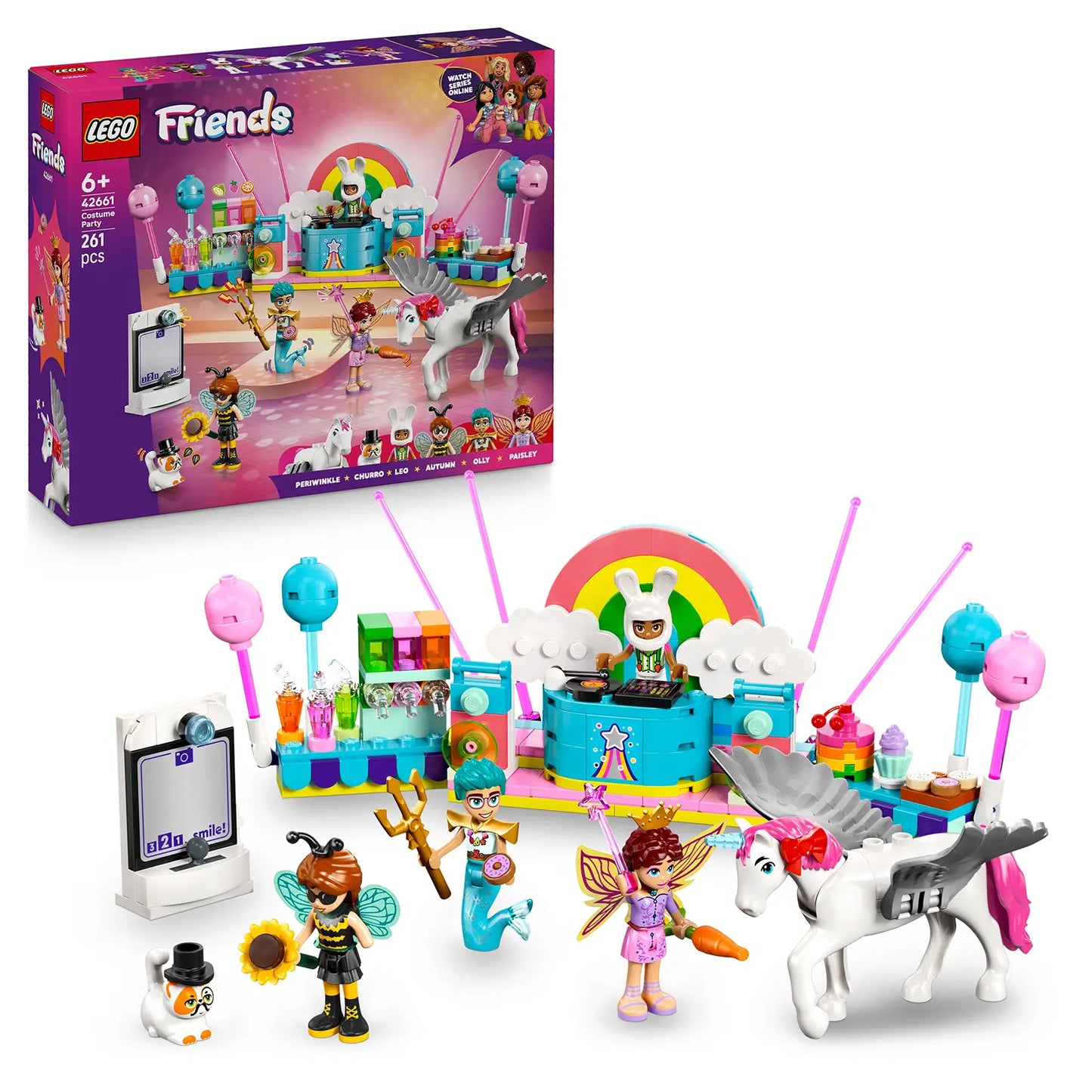 LEGO® Friends 42661 Kostýmová párty s jednorožcem a vílou