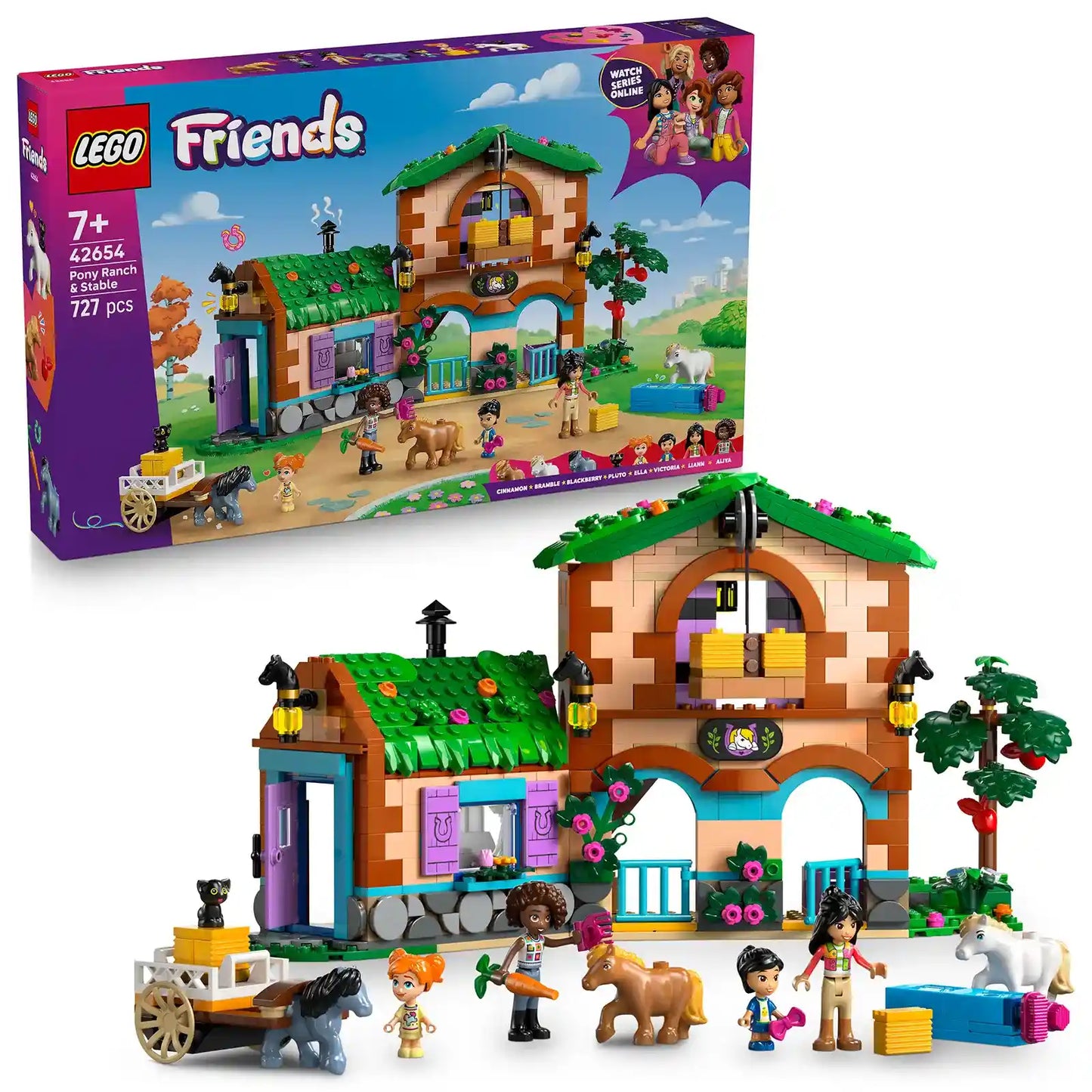 LEGO® Friends 42654 Le ranch et les écuries des poneys
