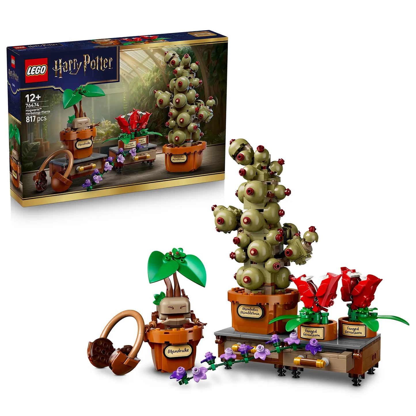 LEGO® Harry Potter™ 76474 Rostliny z hodiny bylinkářství v Bradavicích