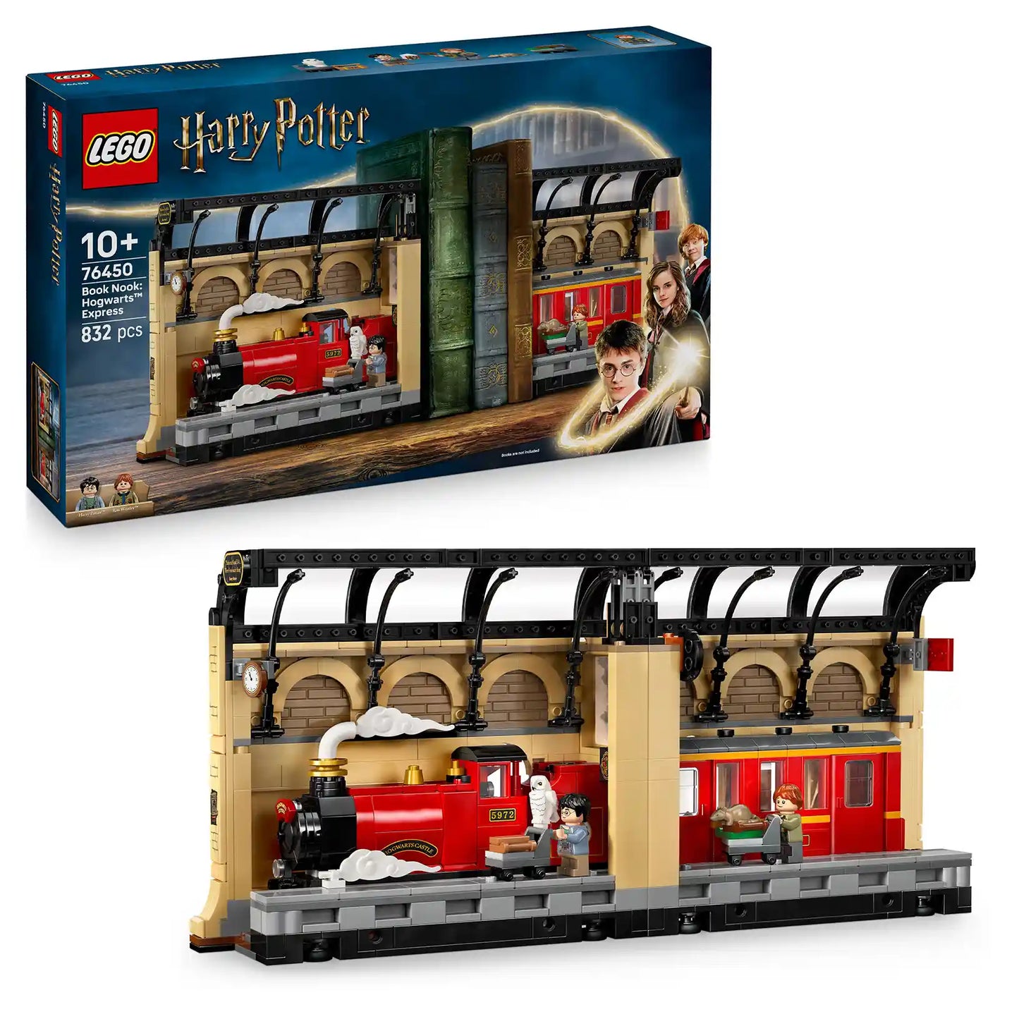 LEGO® Harry Potter™ 76450 Knižní zarážka: Spěšný vlak do Bradavic
