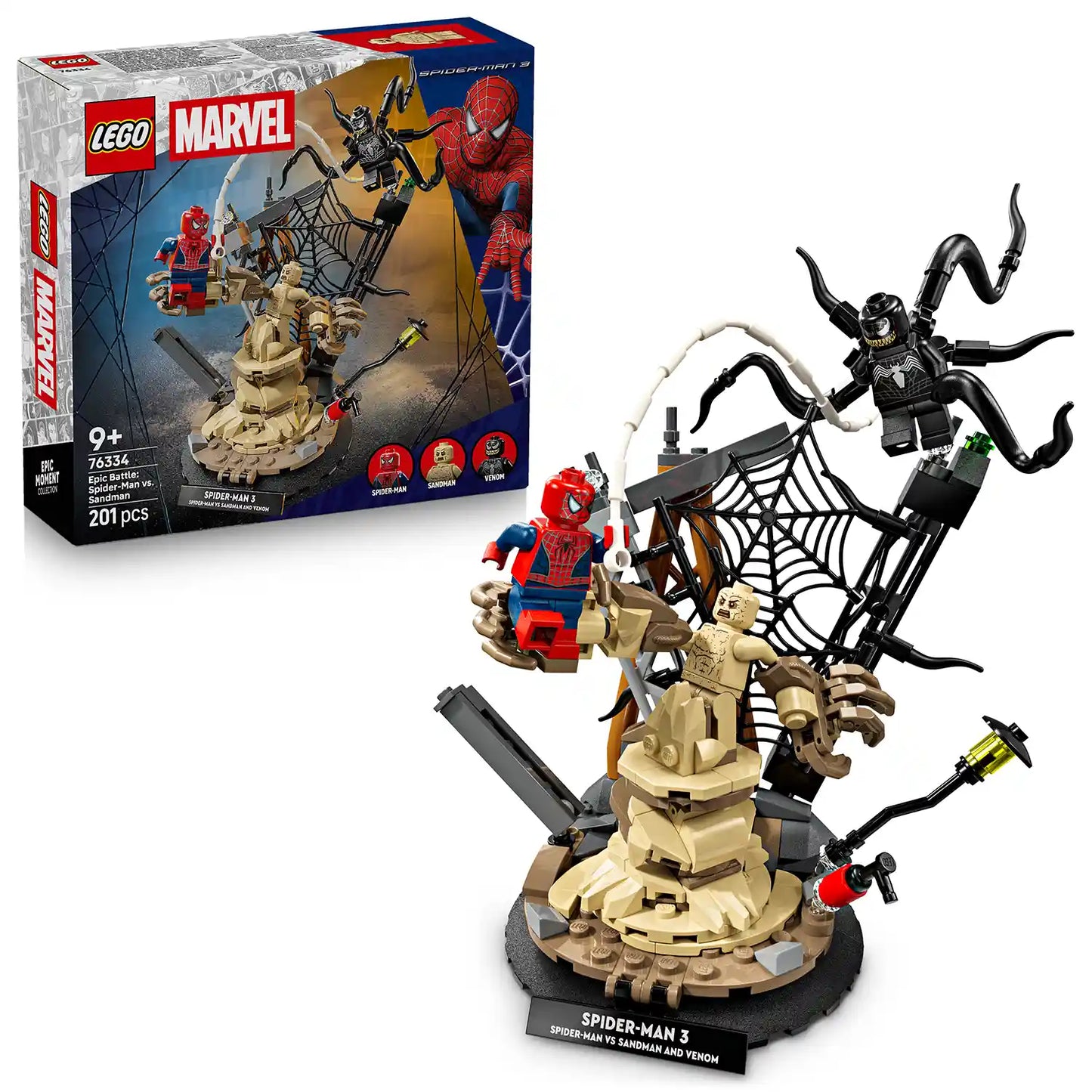LEGO® ǀ Marvel 76334 Epický souboj: Spider-Man vs. Sandman