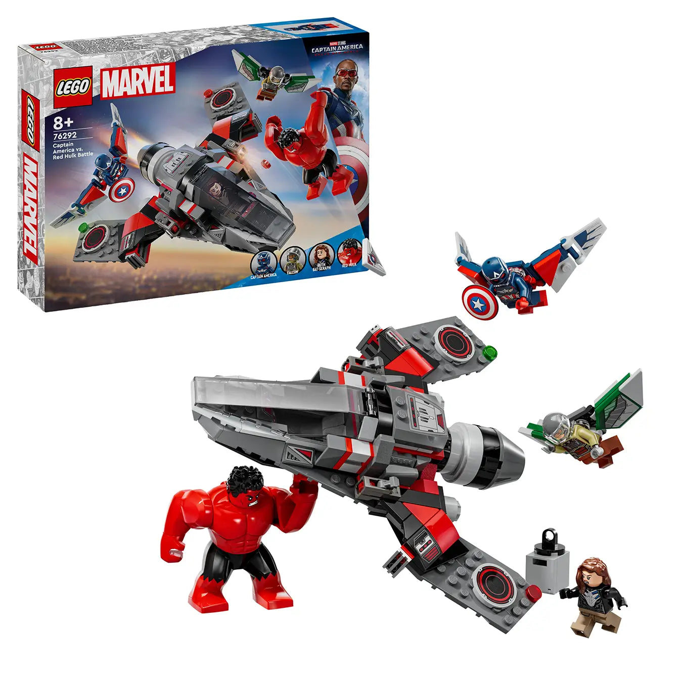 LEGO® Marvel 76292 Captain America vs. Red Hulk Battle