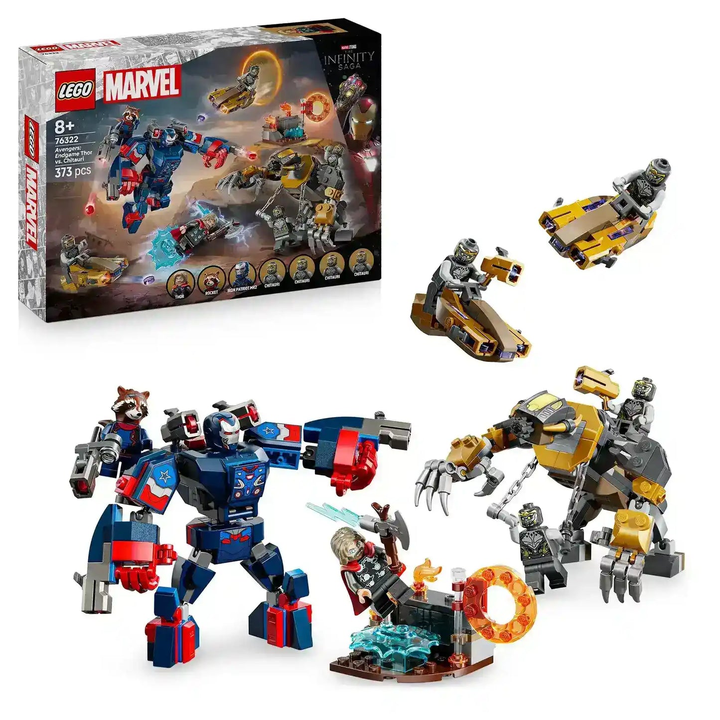 LEGO® ǀ Marvel 76322 Avengers: Endgame Thor vs. Chitauri
