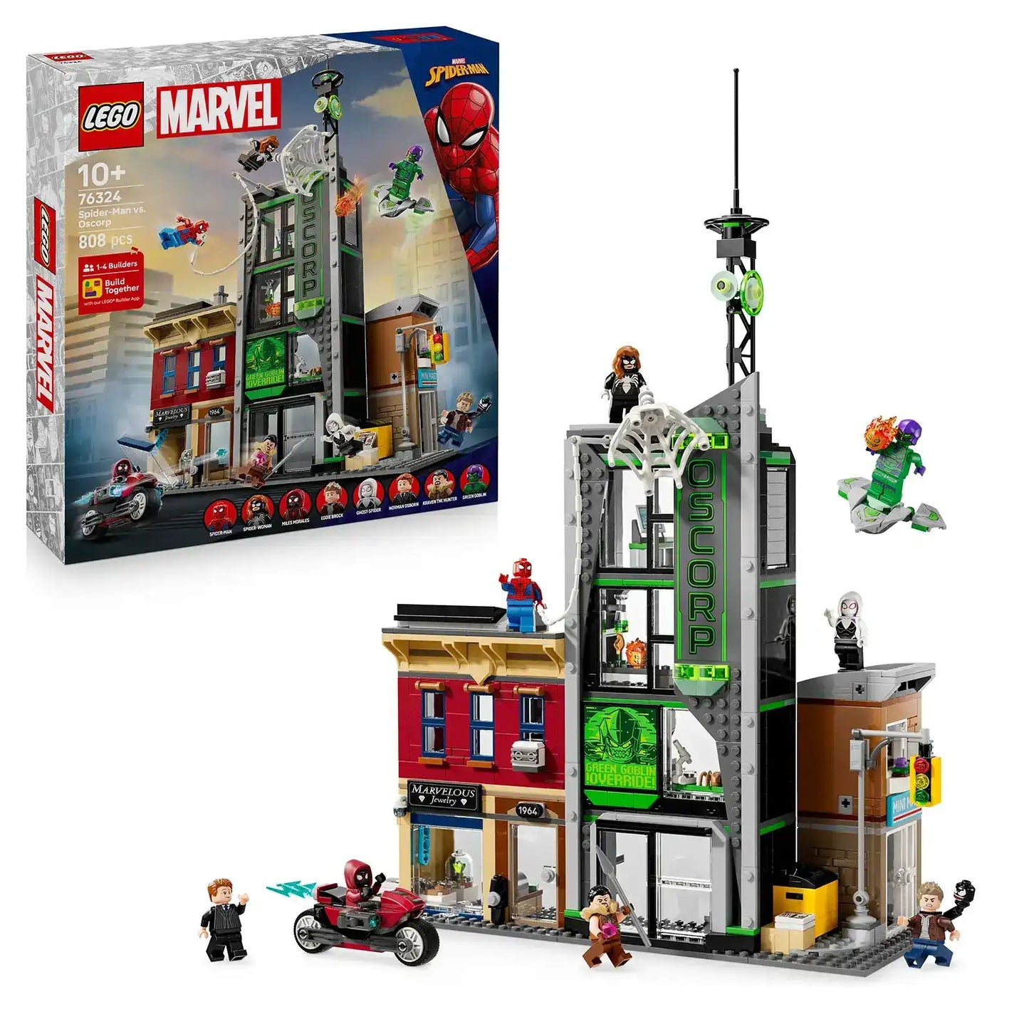 LEGO® ǀ Marvel 76324 Spider-Man vs. Oscorp