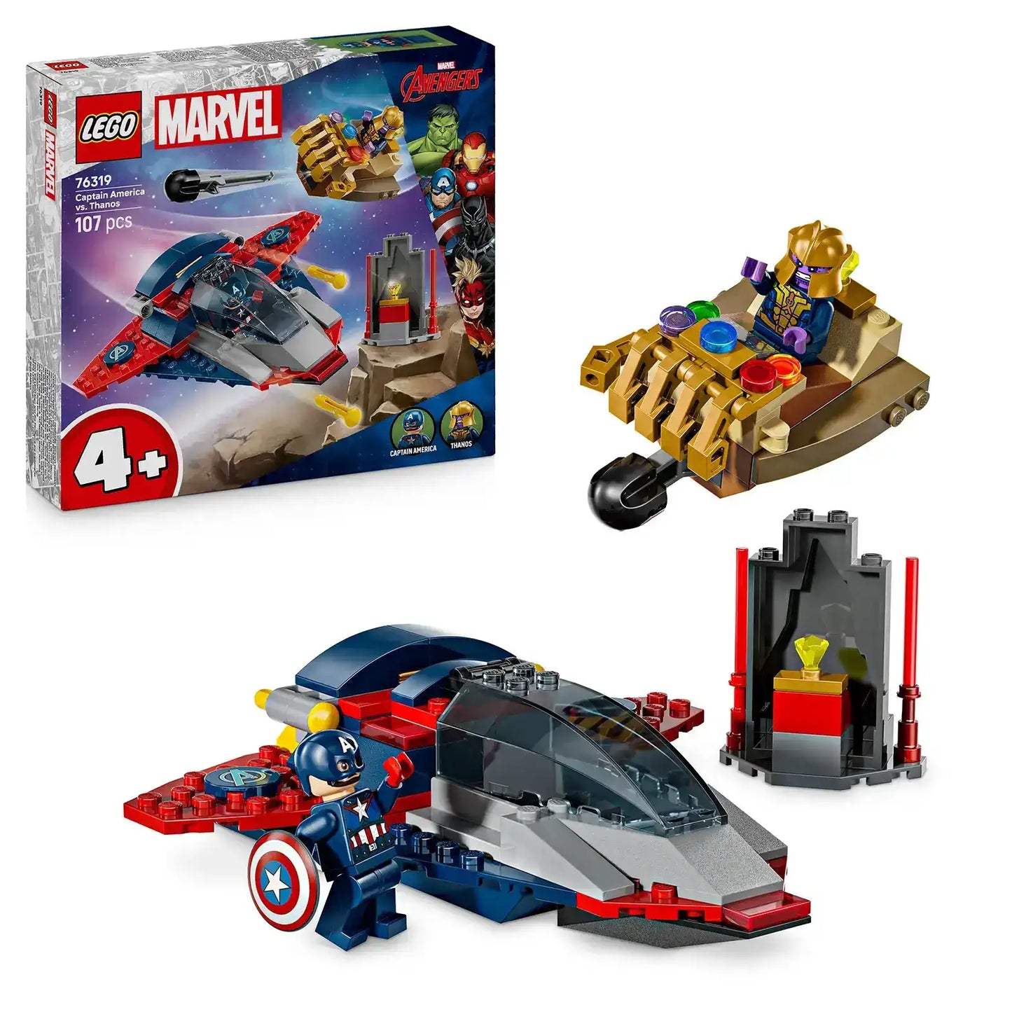 LEGO® ǀ Marvel 76319 Kapitán Amerika vs. Thanos