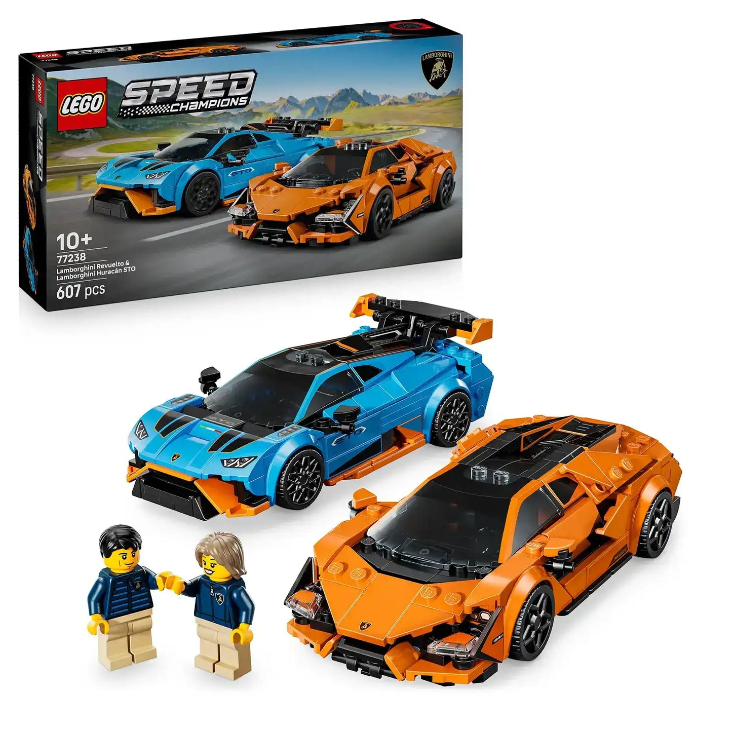 LEGO® Speed Champions 77238 Lamborghini Revuelto a Huracán STO