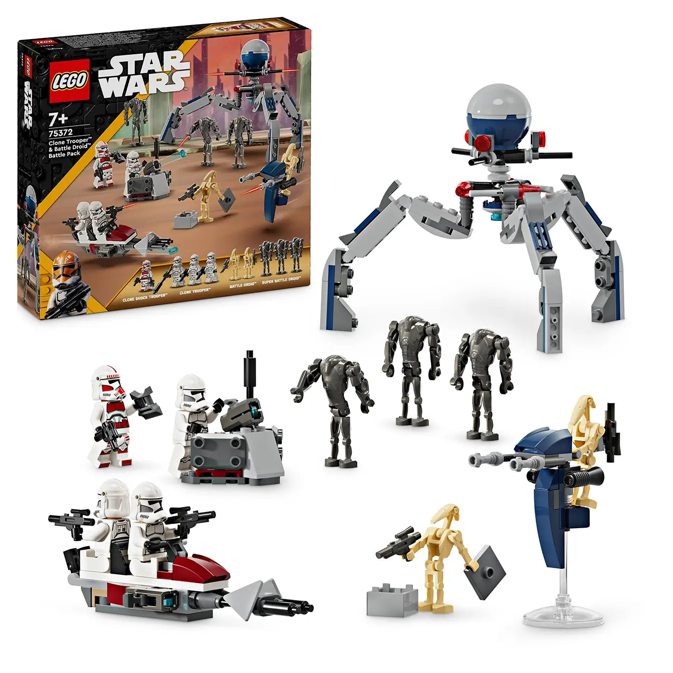 LEGO® Star Wars™ 75372 Clone Trooper™ & Battle Droid™ Battle PA