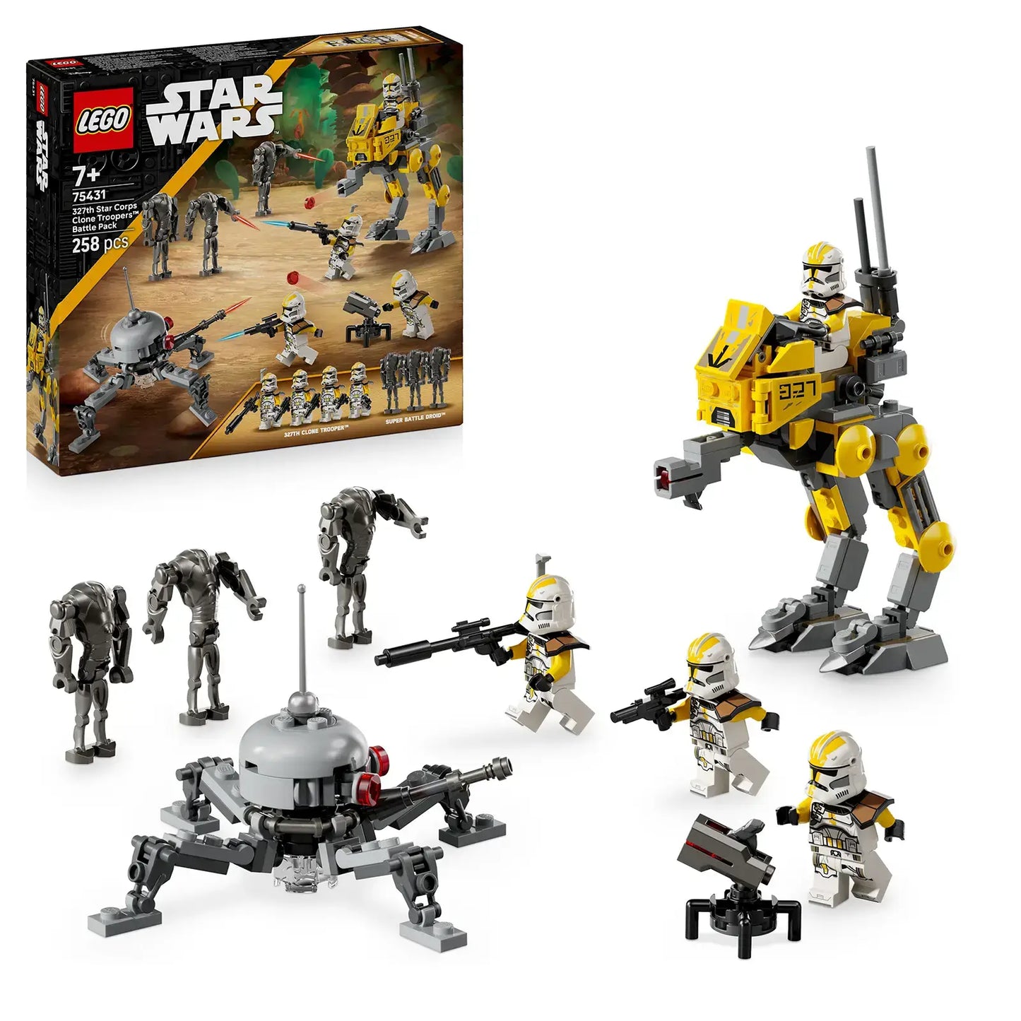 LEGO® Star Wars™ 75431 Bitevní balíček klonovaných vojáků z 327. hvězdného sboru