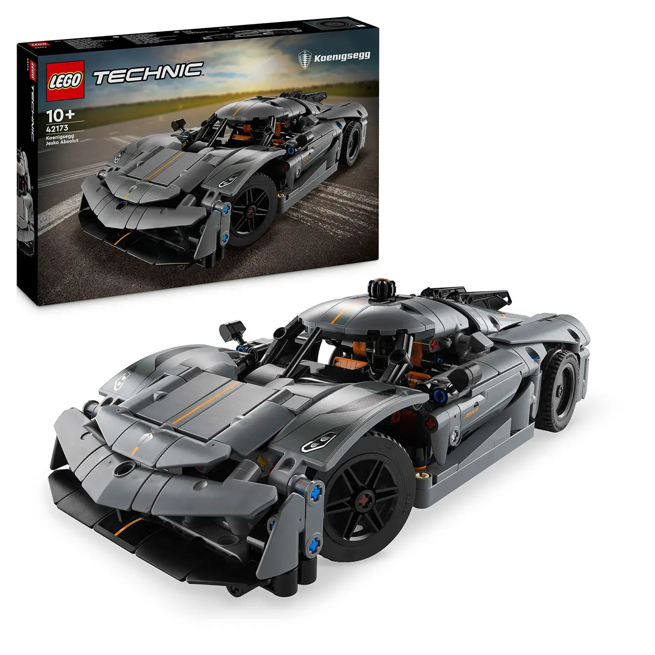LEGO® Technic 42173 Koenigsegg Jesko Absolut Gray Hypercar
