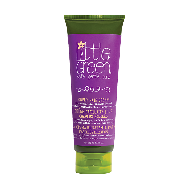 Little Green KIDS Curly Hair Cream krém pro rozčesávání kudrnatých vlasů pro děti 125 ml