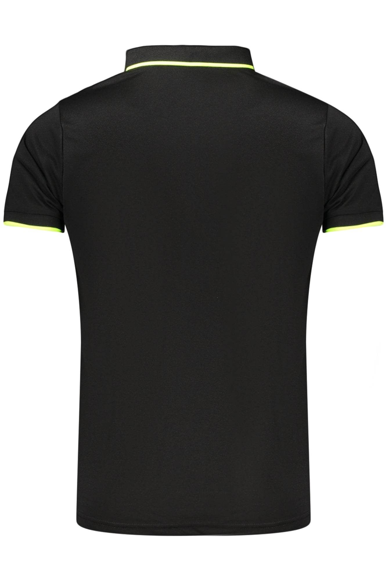 LOTTO MEN'S BLACK SHORT-SLEEVED POLO SHIRT