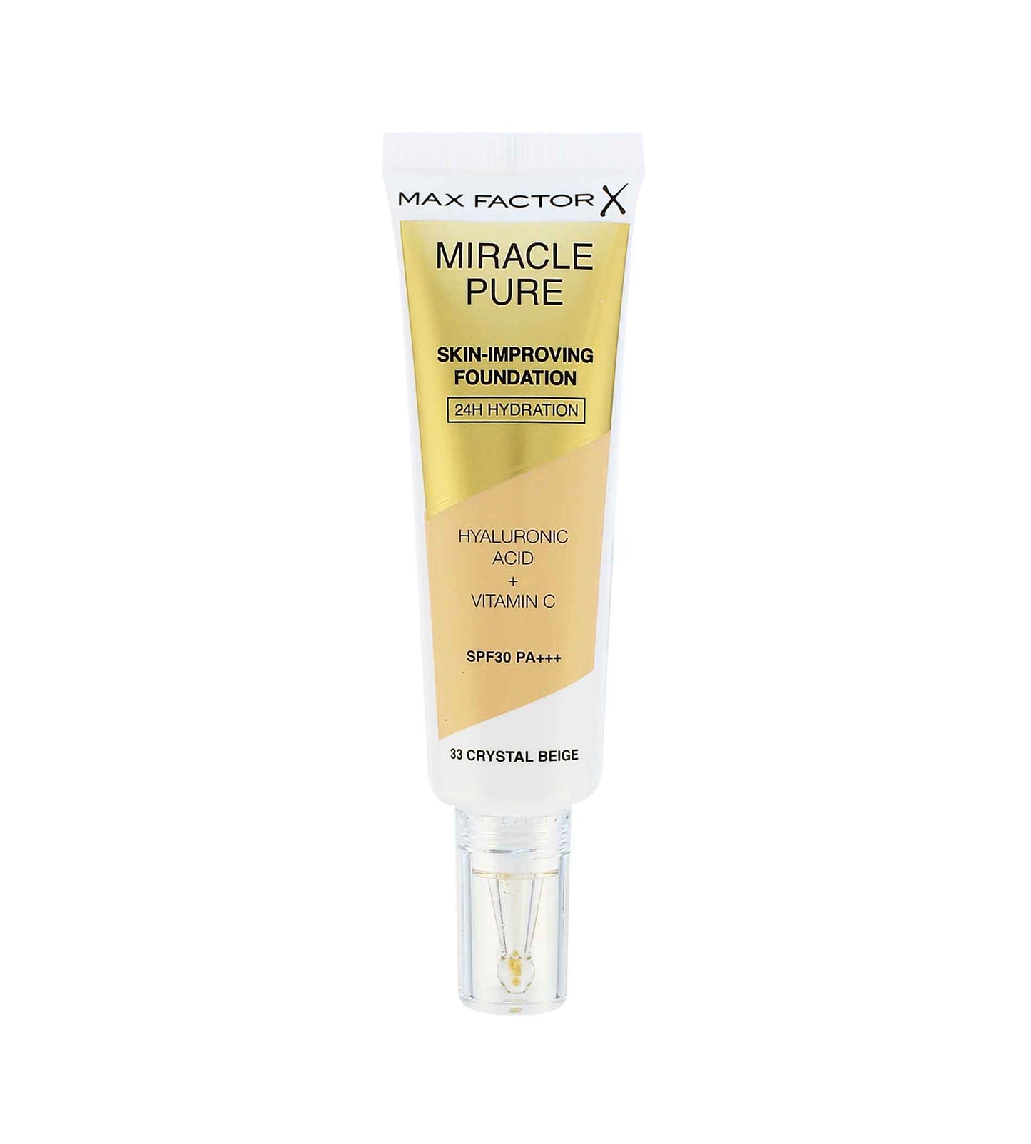 Max Factor Miracle Pure make-up pro zdokonalení kvality pleti SPF 30 33 Crystal Beige 30 ml