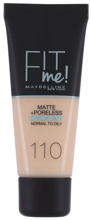 Maybelline Fit Me! matte makeup for normal and oily skin 30 ml 110 Porcelain