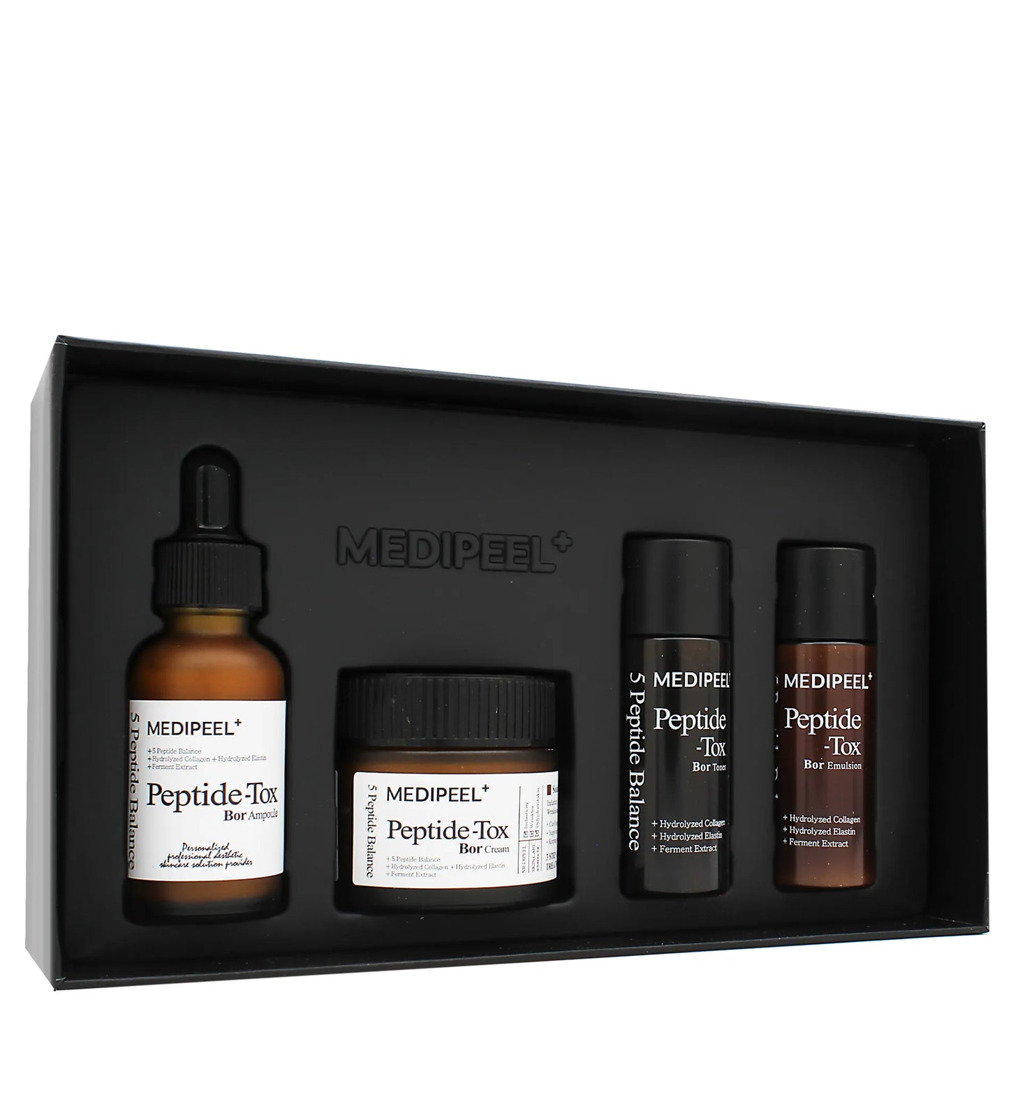 Medi-Peel PeptideTox MultiCare Kit (Toner 30ml + Emulsion 30ml + Ampoule 30ml + Cream 50g)