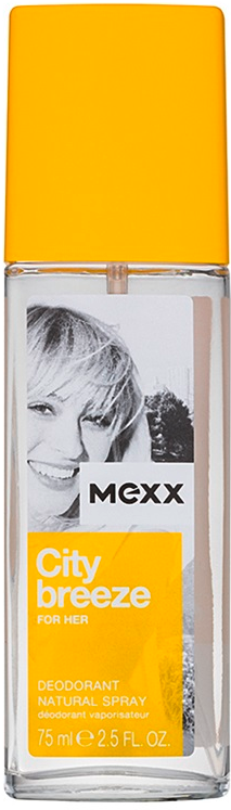 Mexx City Breeze For Her deodorant with spray for women 75 ml