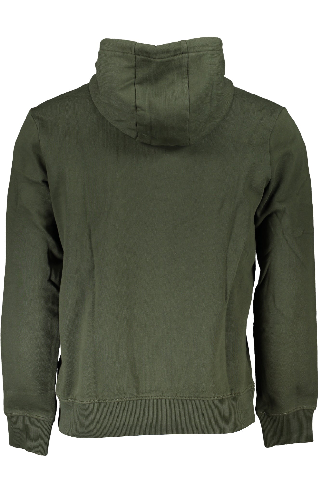 NAPAPIJRI GREEN MEN'S ZIPLESS SWEATSHIRT