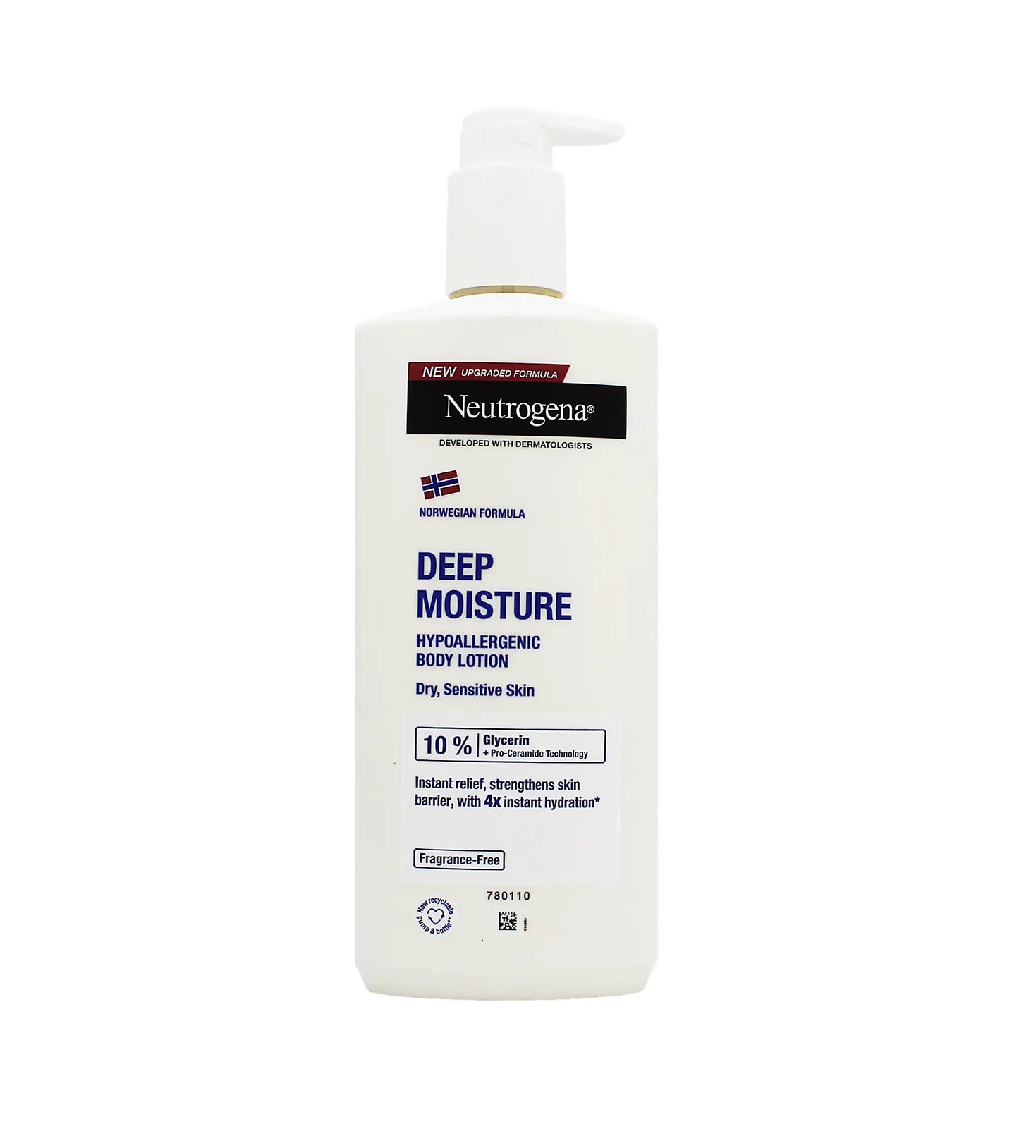 Neutrogena Deep Moisture Hypoallergenic Body Lotion 400ml