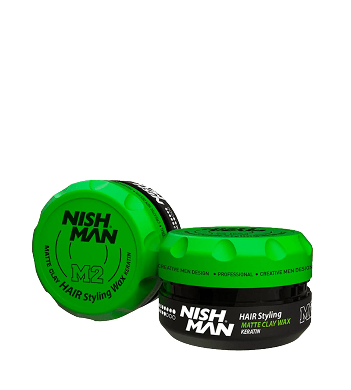 NISHMAN Matte Clay Hair Styling Wax Keratin M2 132g