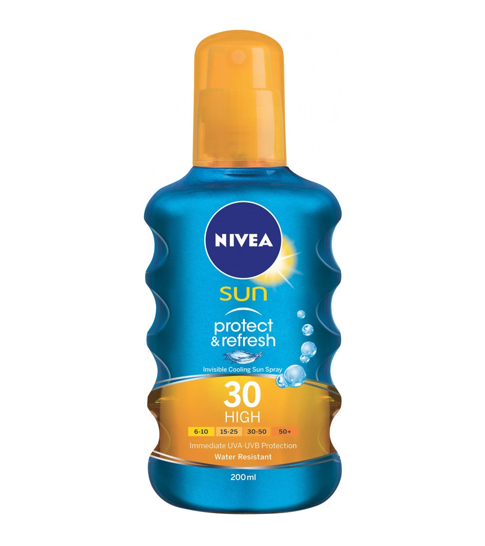 Nivea Sun Protect & Refresh sunscreen spray spf 30 200 ml