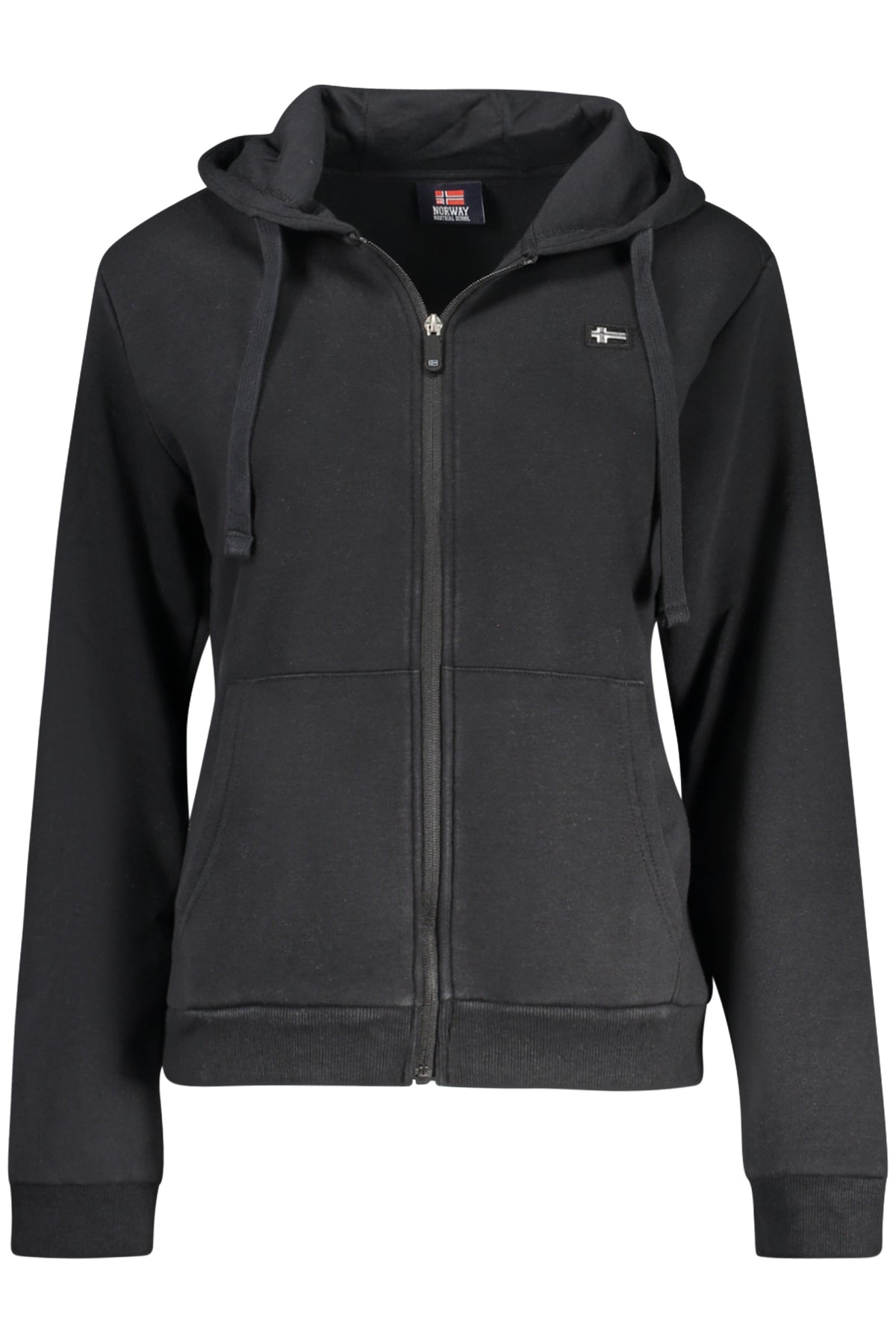 SWEAT-SHIRT NOIR À FERMETURE ÉCLAIR POUR FEMMES NORVÈGE 1963