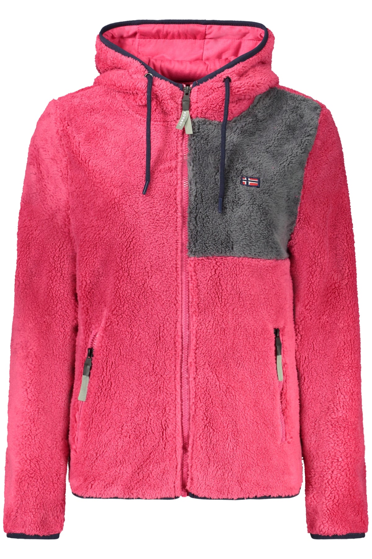 SWEAT-SHIRT ROSE À FERMETURE ÉCLAIR POUR FEMME NORVÈGE 1963