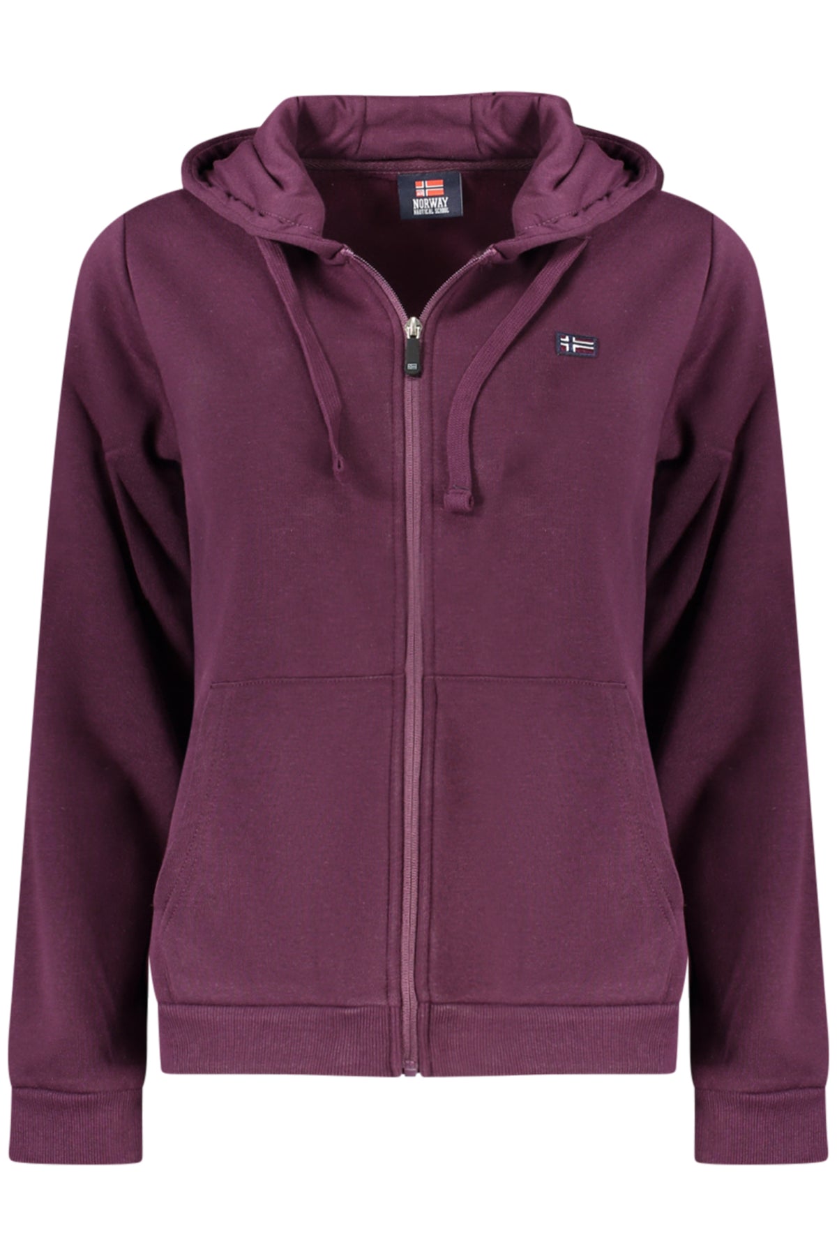 SWEAT-SHIRT VIOLET À FERMETURE ÉCLAIR POUR FEMMES NORVÈGE 1963