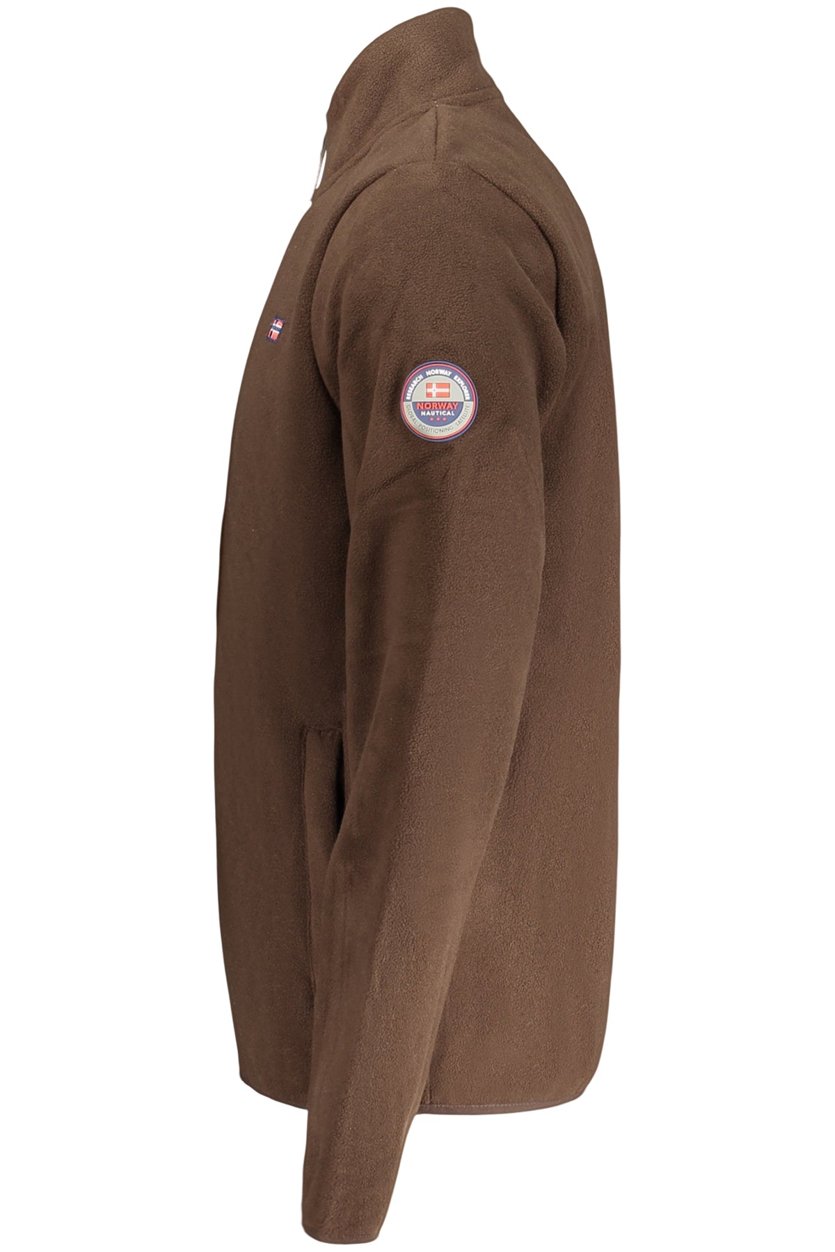SWEAT-SHIRT MARRON À FERMETURE ÉCLAIR POUR HOMME NORVÈGE 1963