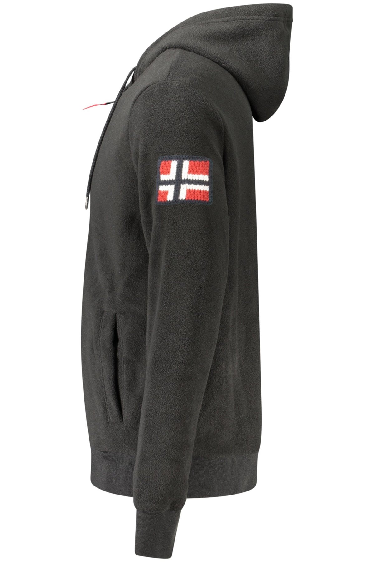 Sweat-shirt zippé noir pour homme Norvège 1963