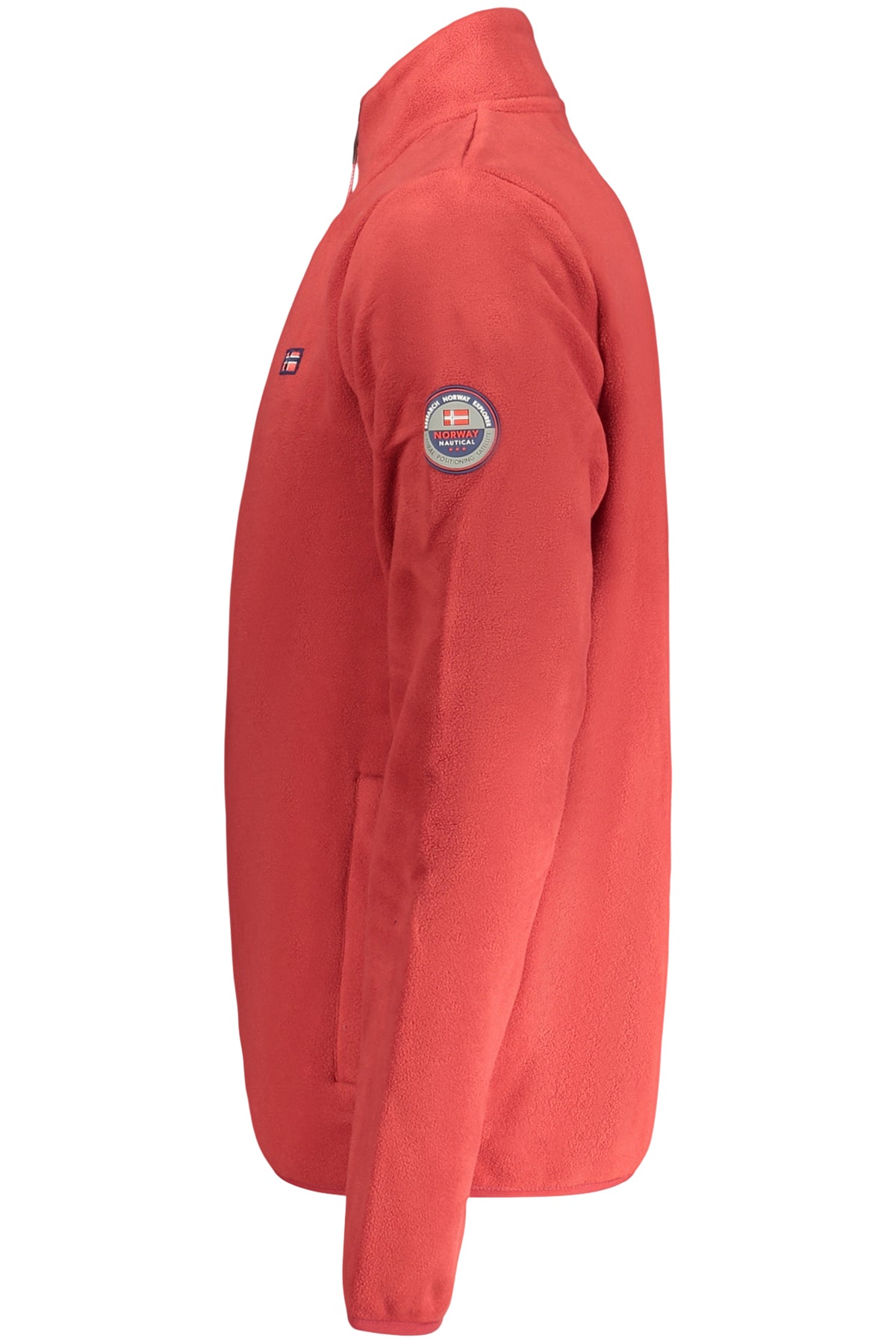 SWEAT-SHIRT ROUGE À FERMETURE ÉCLAIR POUR HOMME NORVÈGE 1963