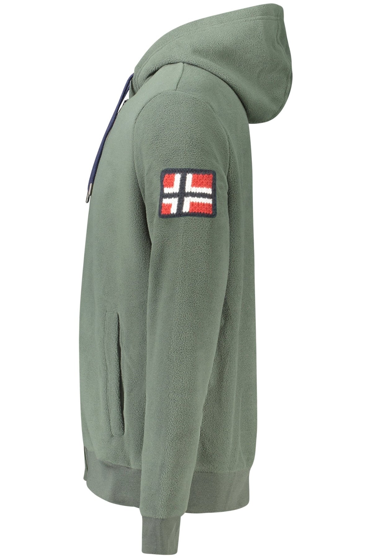 Sweat-shirt zippé vert pour homme Norvège 1963